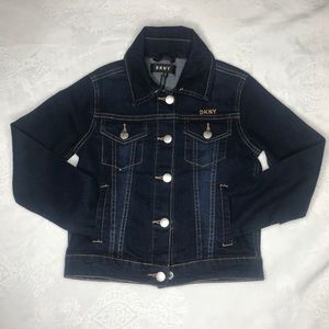 DKNY Girl’s Dark Wash Jean Jacket